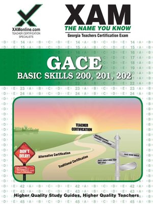 cover image of GACE Basic Skills 200, 201, 202